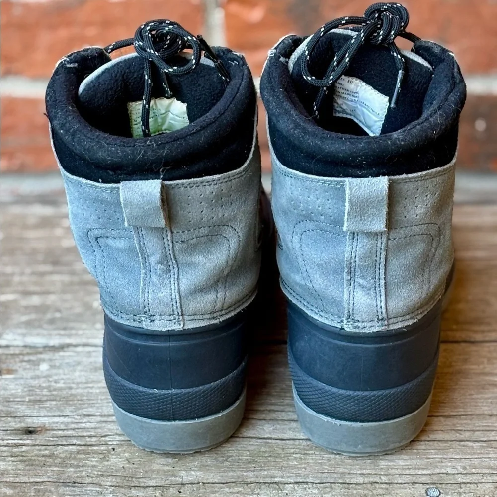 Magellan Men’s Duck II Waterproof Gray Suede Leather Insulated Boots Sz 8D